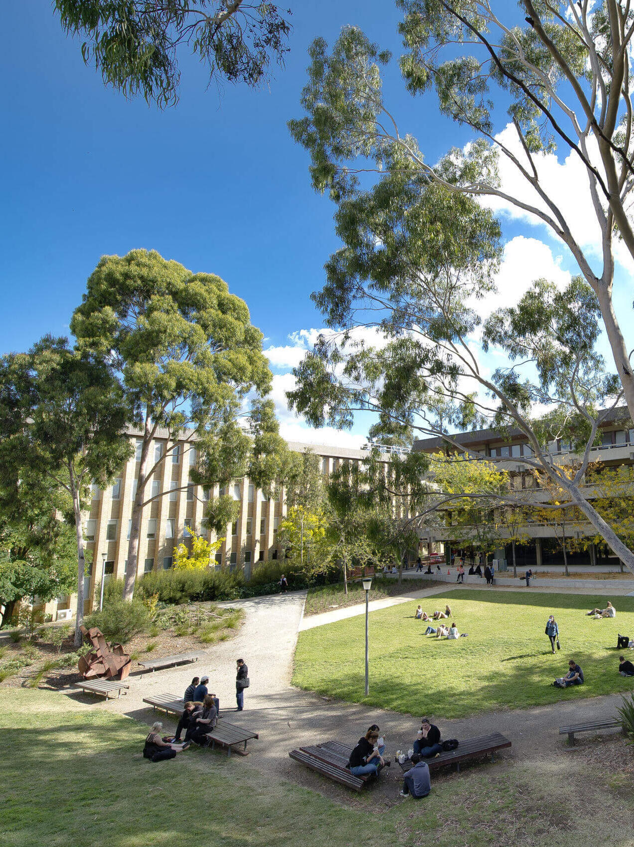 The Hub auf dem Campus der La Trobe University in Australien