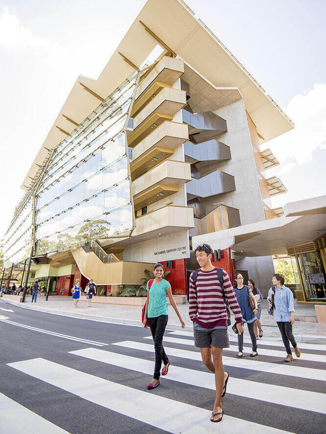 Griffith Building auf dem Nathan Campus der Griffith University in Australien