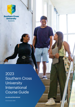Southern Cross University Broschüre